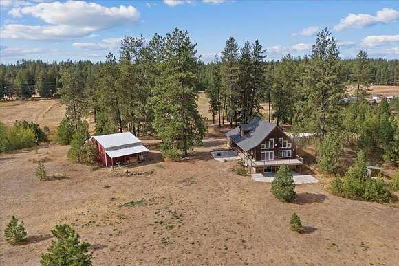 19.55 Acres of Land with Home for Sale in Deer Park, Washington