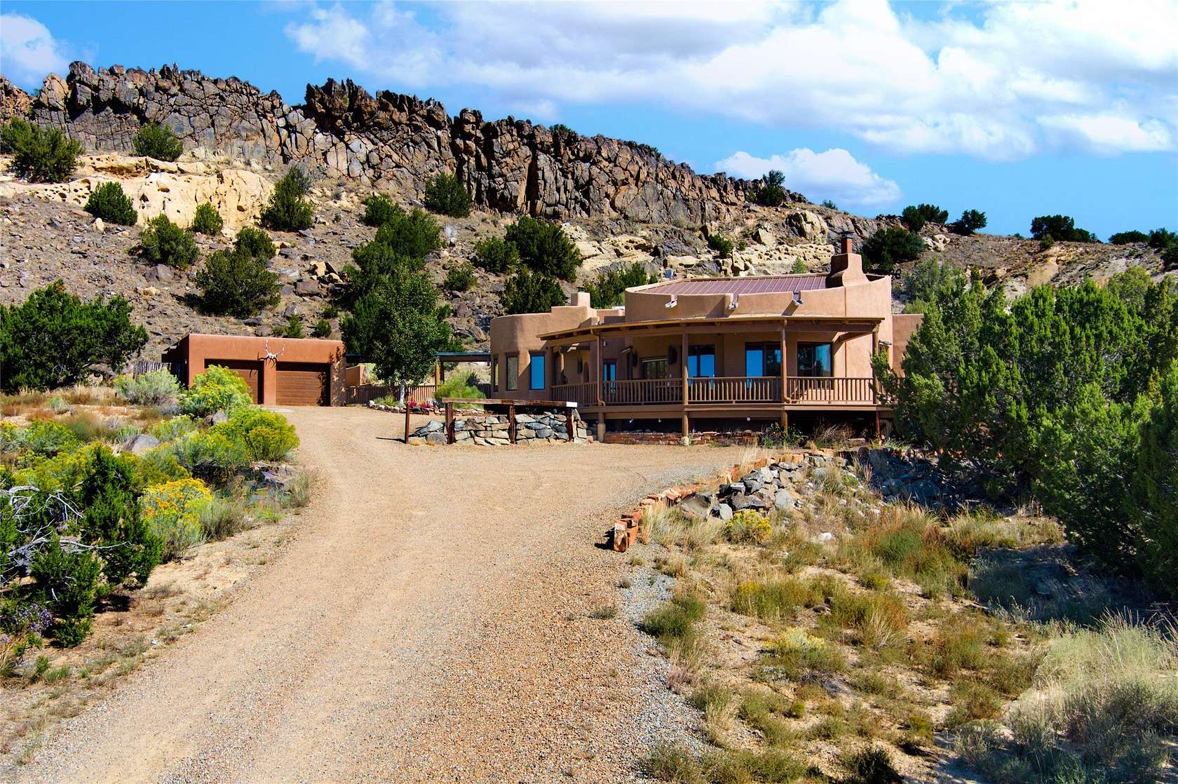 11.36 Acres of Land with Home for Sale in Galisteo, New Mexico