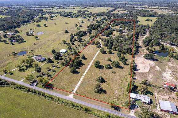 20.36 Acres of Agricultural Land with Home for Sale in Terrell, Texas