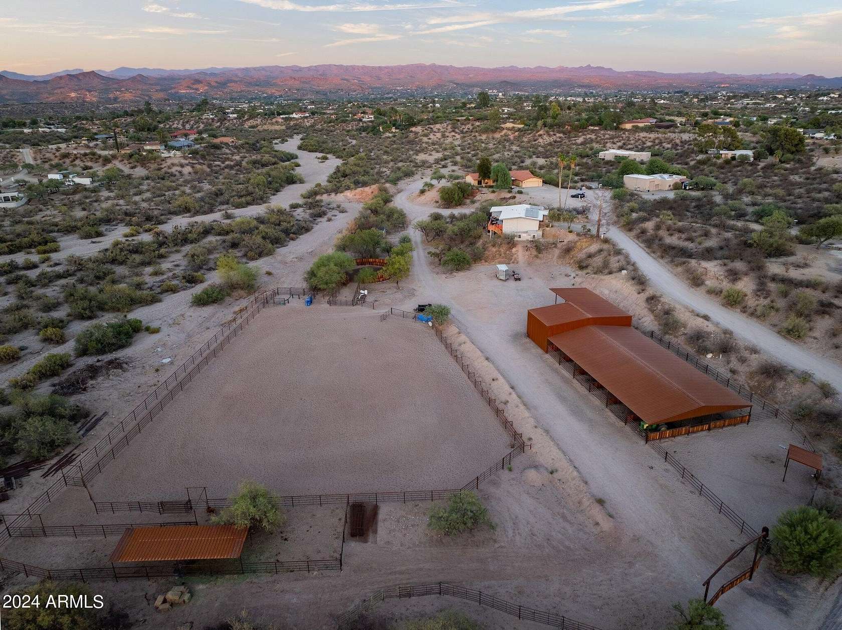 4.07 Acres of Residential Land with Home for Sale in Wickenburg, Arizona