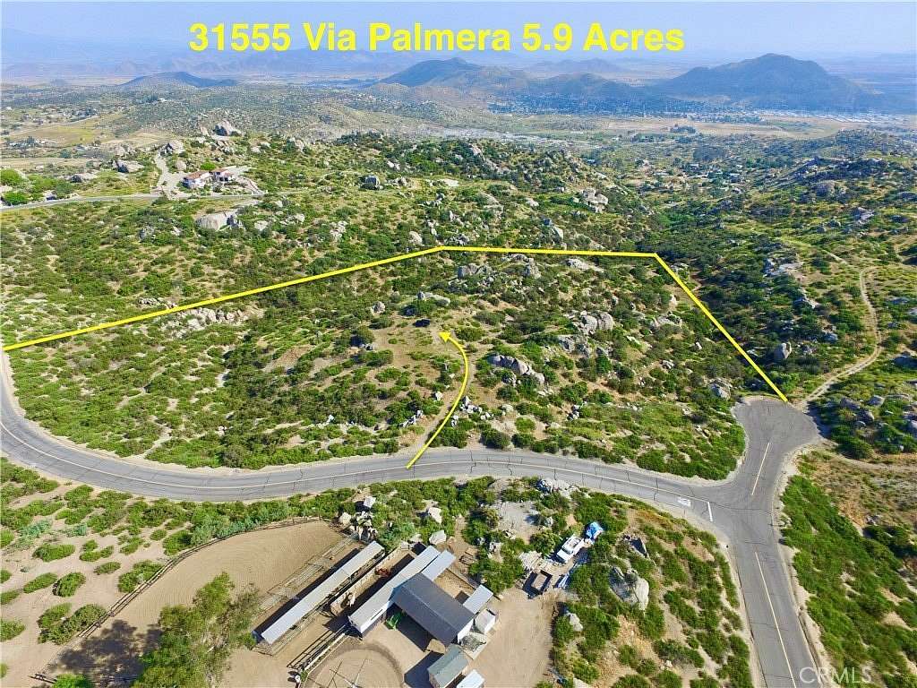 5.9 Acres of Residential Land for Sale in Homeland, California