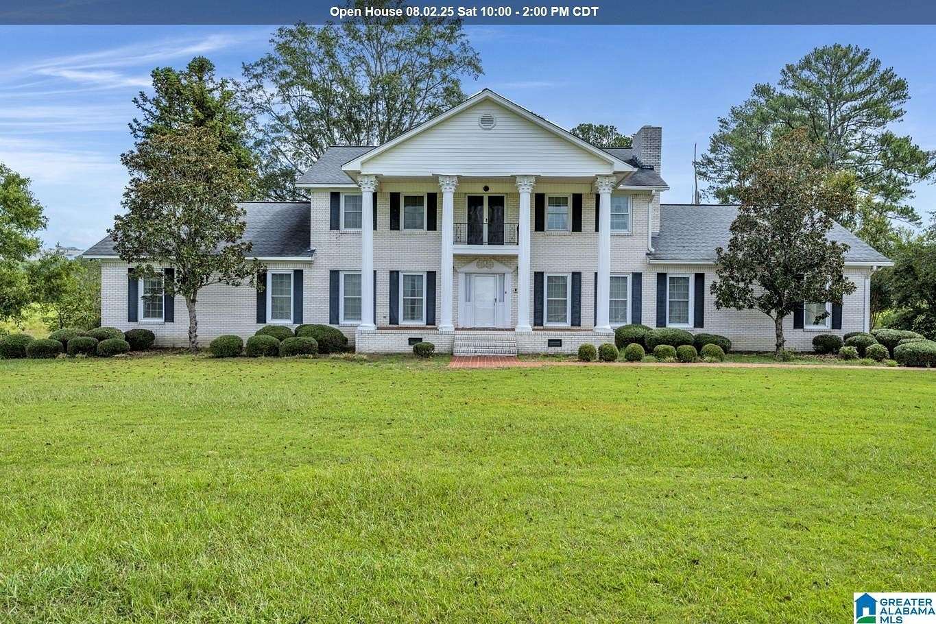 110 Acres of Agricultural Land with Home for Sale in Ohatchee, Alabama