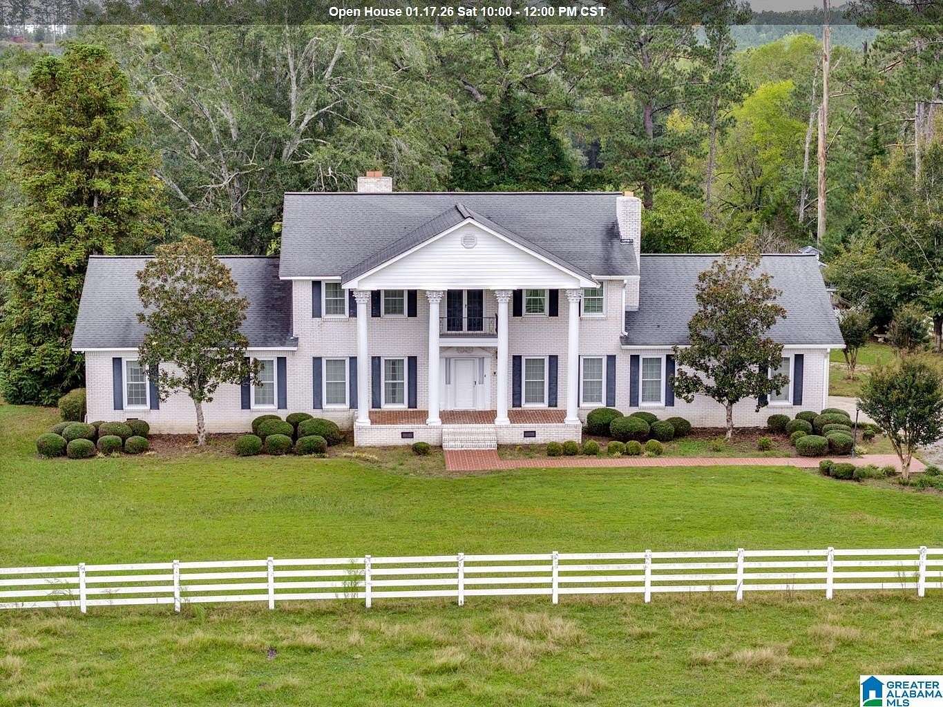 110 Acres of Agricultural Land with Home for Sale in Ohatchee, Alabama