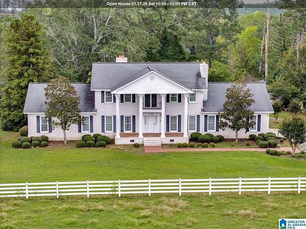 110 Acres of Agricultural Land with Home for Sale in Ohatchee, Alabama