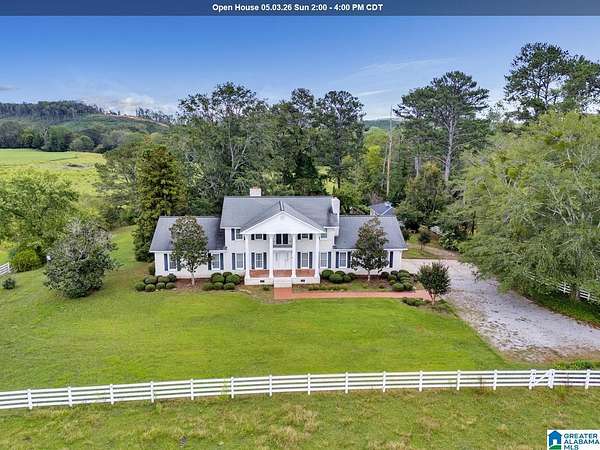 110 Acres of Land with Home for Sale in Ohatchee, Alabama