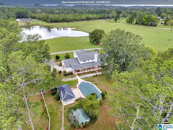 110 Acres of Land with Home for Sale in Ohatchee, Alabama