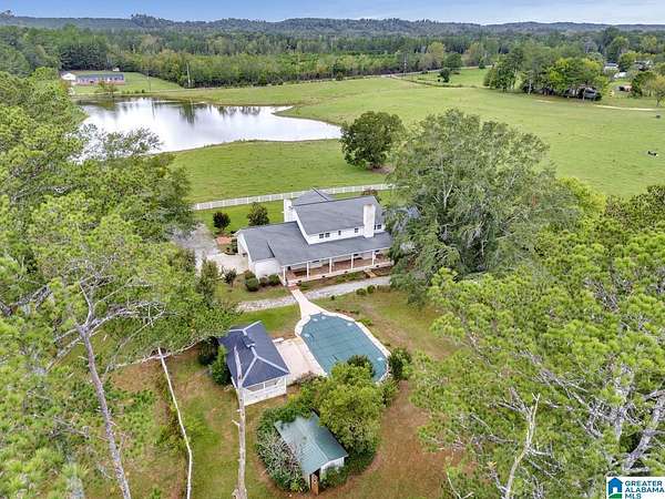 110 Acres of Land with Home for Sale in Ohatchee, Alabama