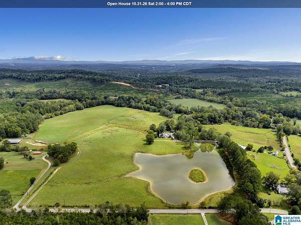 110 Acres of Land with Home for Sale in Ohatchee, Alabama