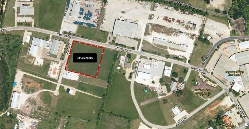 4.18 Acres of Commercial Land for Sale in Glen Rose, Texas