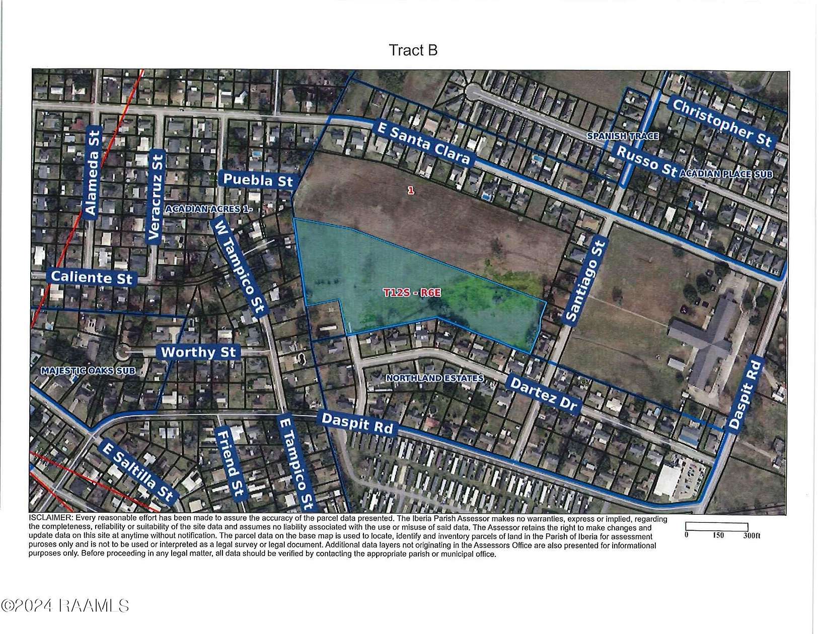 10.53 Acres of Land for Sale in New Iberia, Louisiana