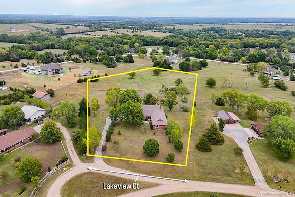 5.3 Acres of Land with Home for Auction in Towanda, Kansas