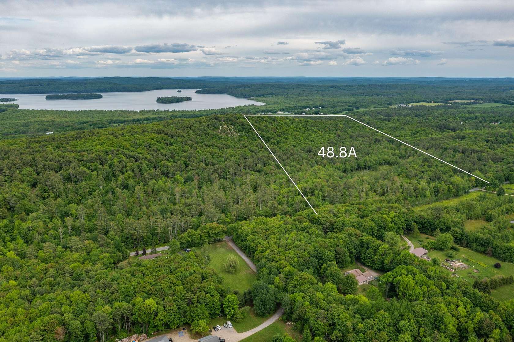 48.8 Acres of Land for Sale in Leeds, Maine