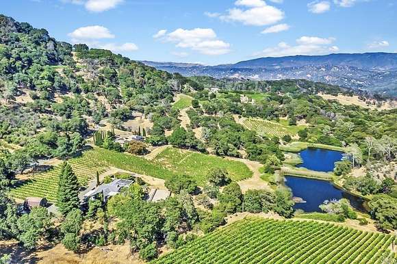 22 Acres of Agricultural Land with Home for Sale in Napa, California