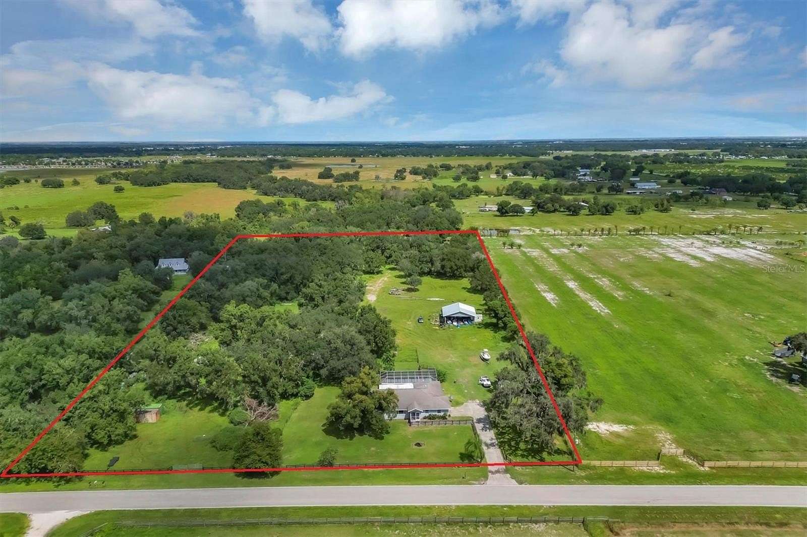 10 Acres of Land with Home for Sale in Arcadia, Florida