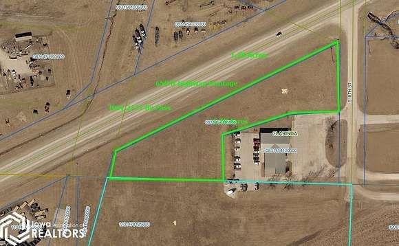 1.78 Acres of Commercial Land for Sale in Clarinda, Iowa