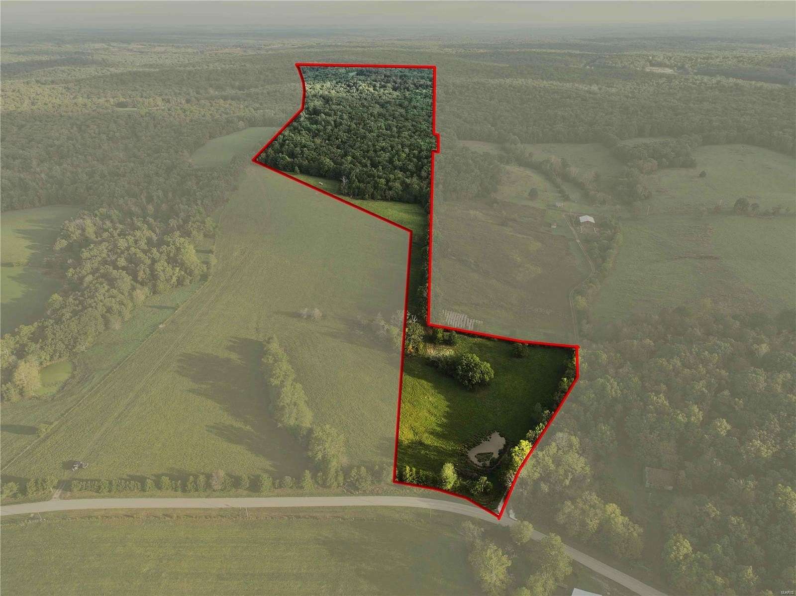 53 Acres of Recreational Land & Farm for Auction in Perryville, Missouri