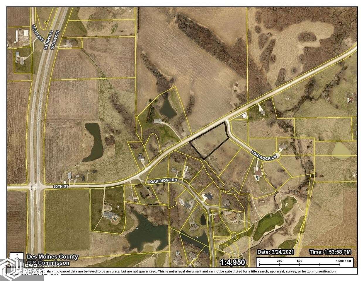 2.6 Acres of Residential Land for Sale in Burlington, Iowa