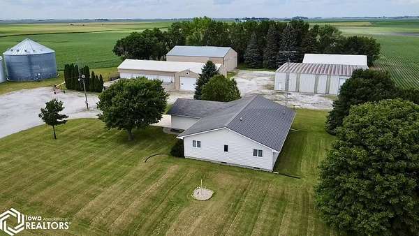 4.5 Acres of Residential Land with Home for Sale in Burt, Iowa