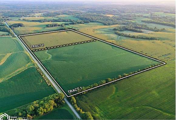 80 Acres of Agricultural Land for Auction in Donnellson, Iowa