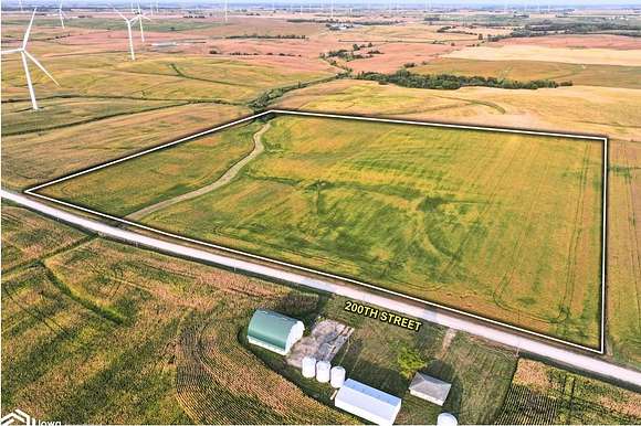 40 Acres of Agricultural Land for Auction in Deep River, Iowa