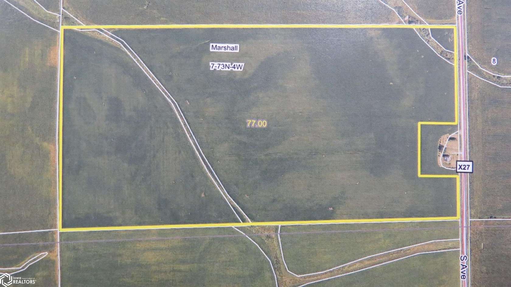 77 Acres of Agricultural Land for Sale in Winfield, Iowa