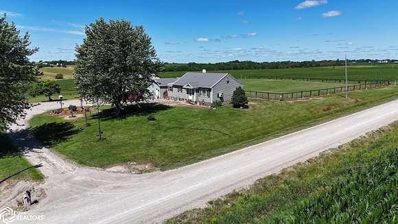 6.5 Acres of Land with Home for Sale in Columbus Junction, Iowa