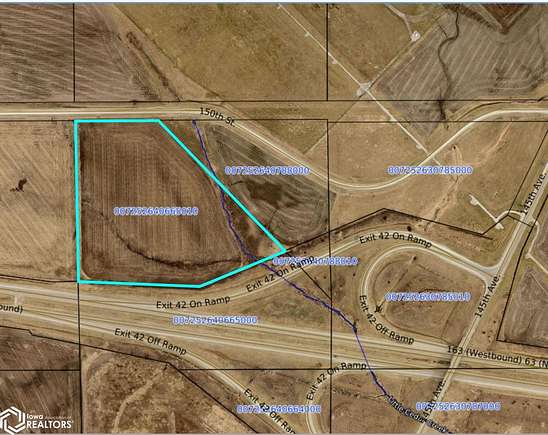14.9 Acres of Agricultural Land for Sale in Ottumwa, Iowa