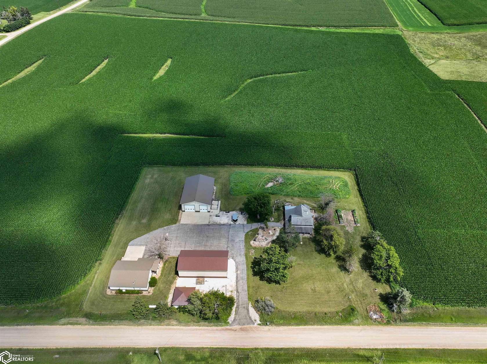 2.14 Acres of Residential Land with Home for Sale in Union, Iowa