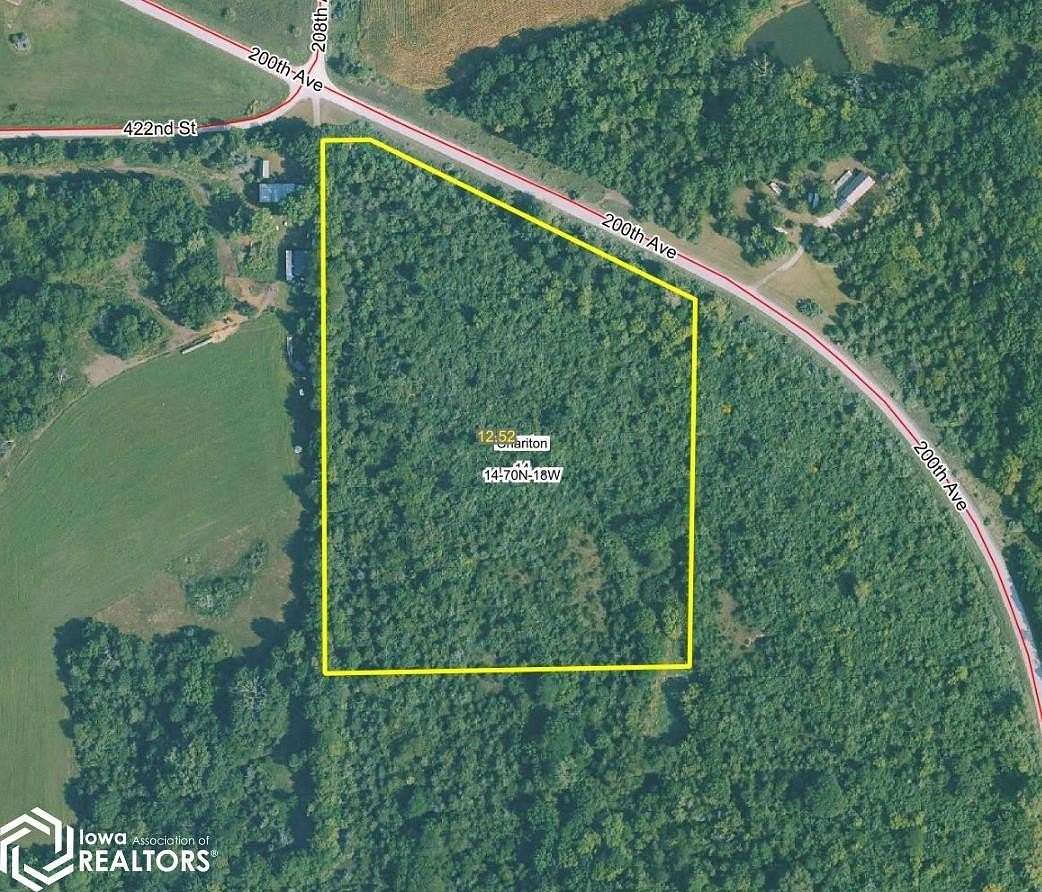 12.52 Acres of Recreational Land for Sale in Moravia, Iowa