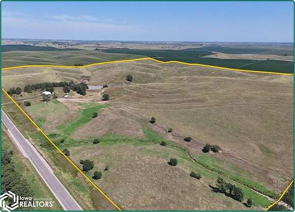 131.13 Acres of Agricultural Land with Home for Sale in Primrose, Nebraska