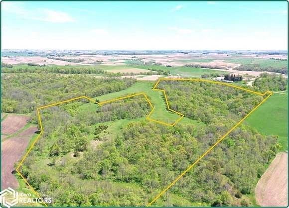 46.81 Acres of Recreational Land & Farm for Sale in Elkader, Iowa