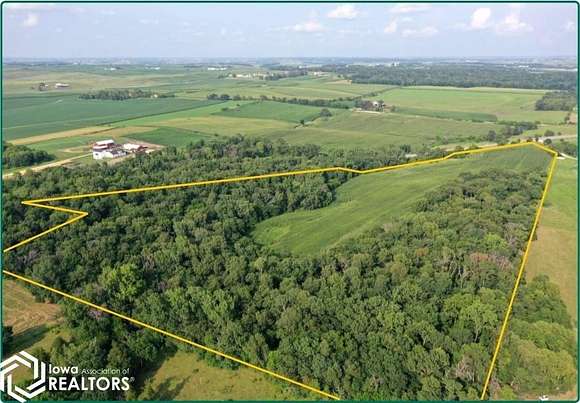 32.97 Acres of Recreational Land & Farm for Sale in Hopkinton, Iowa