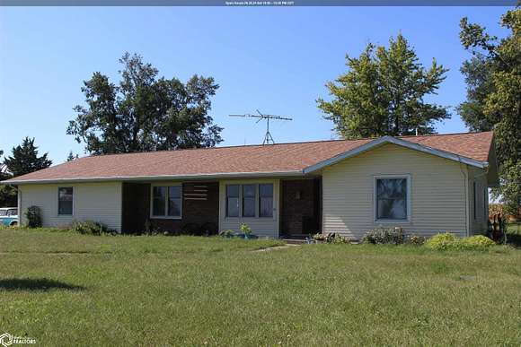 4.59 Acres of Residential Land with Home for Auction in Casey, Iowa