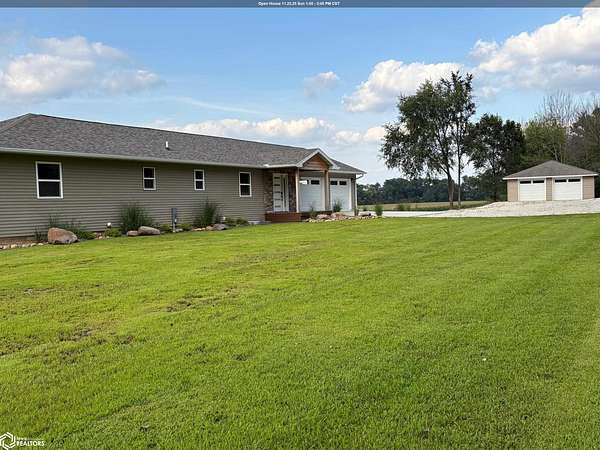 2.42 Acres of Residential Land with Home for Sale in Iowa Falls, Iowa