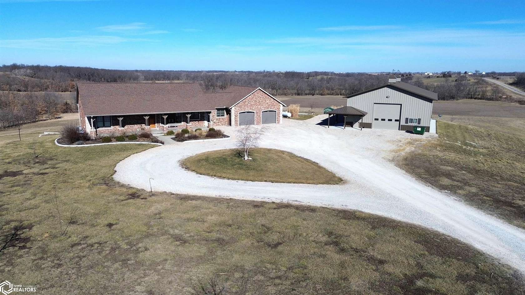 10 Acres of Recreational Land with Home for Sale in Bloomfield, Iowa