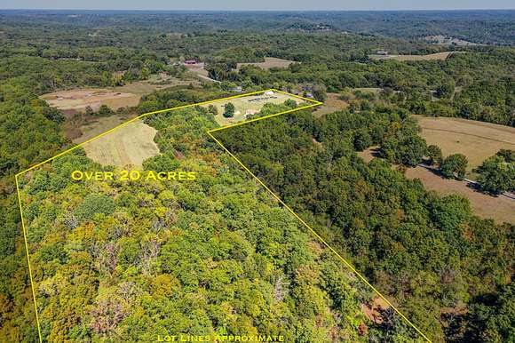 20.7 Acres of Agricultural Land with Home for Sale in Oldfield, Missouri