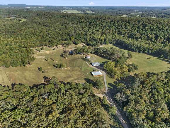 120 Acres of Land with Home for Sale in Hattieville, Arkansas