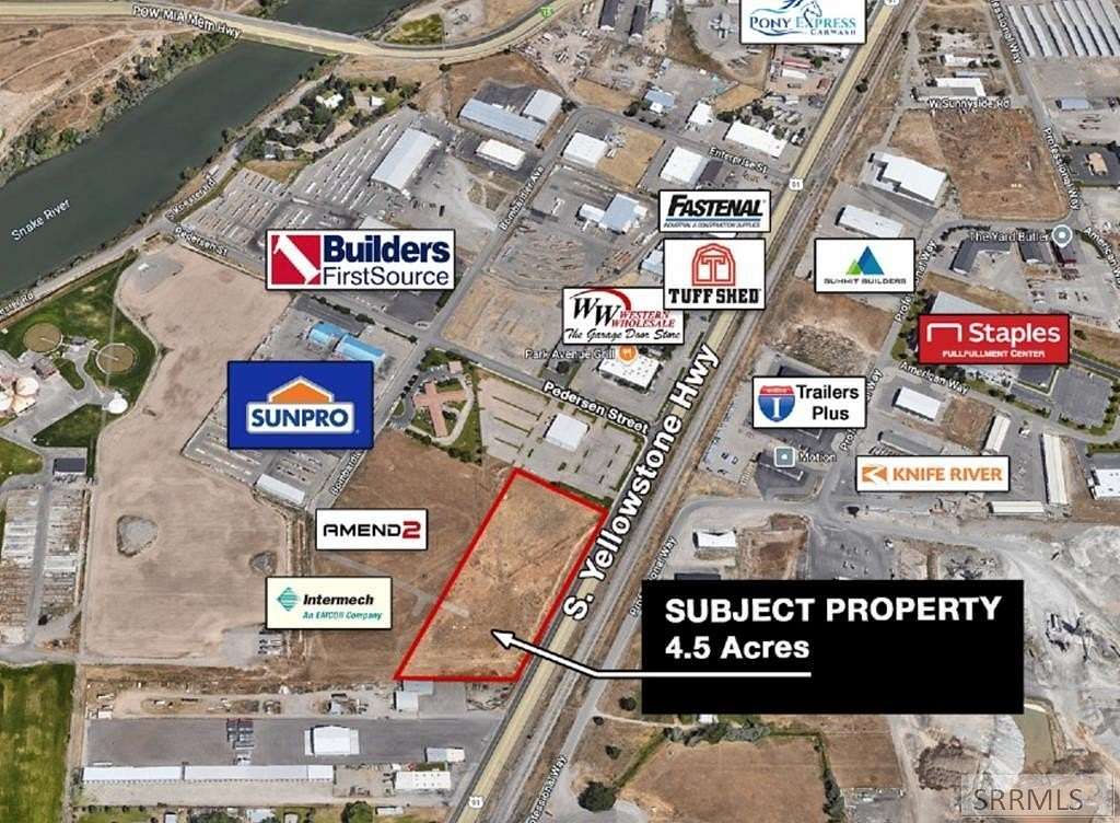 4.5 Acres of Commercial Land for Sale in Idaho Falls, Idaho