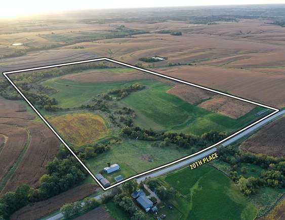 80 Acres of Recreational Land & Farm for Sale in Lacona, Iowa