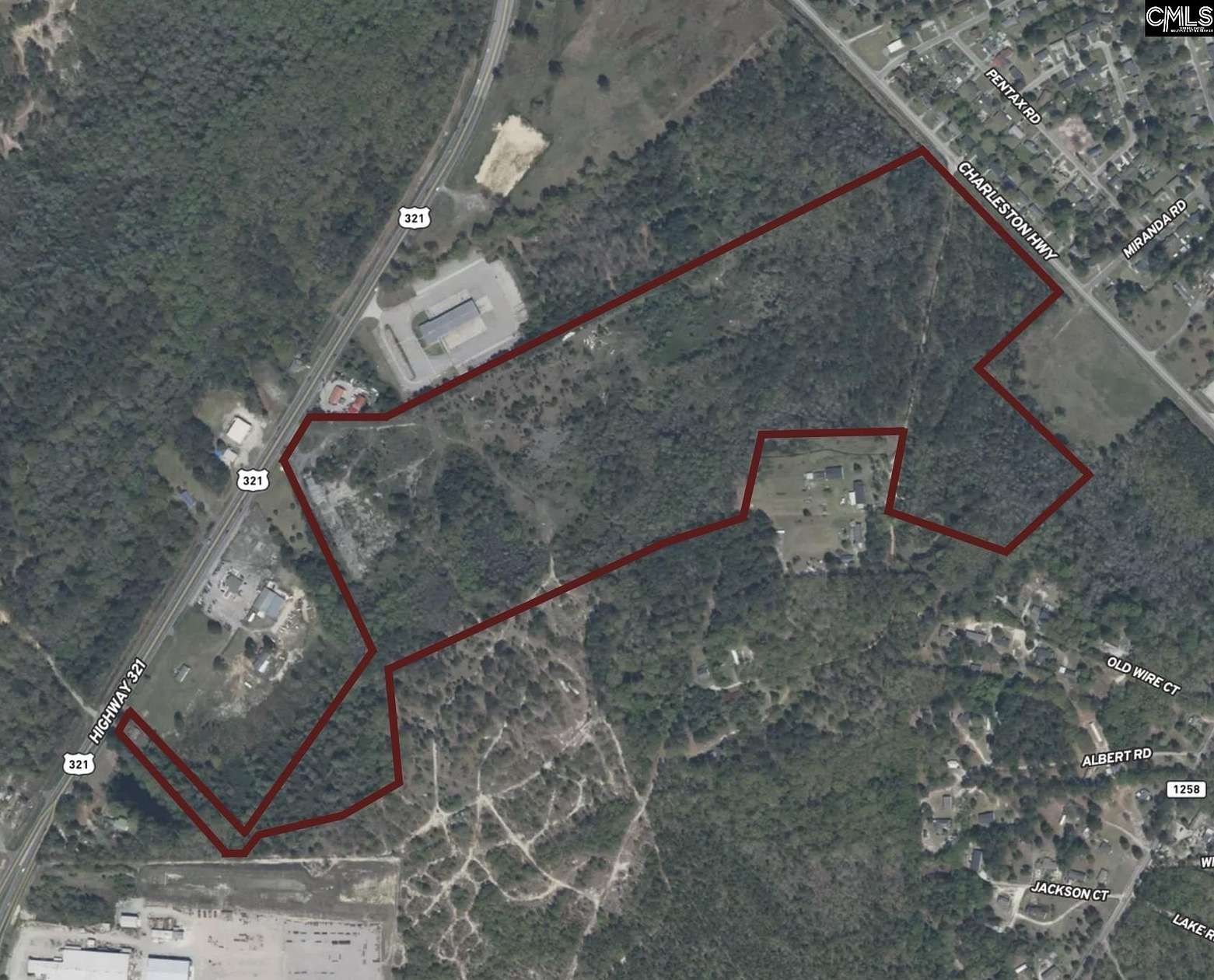 73.7 Acres of Land for Sale in West Columbia, South Carolina