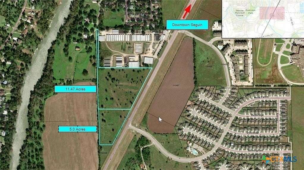 11.47 Acres of Land for Sale in Seguin, Texas