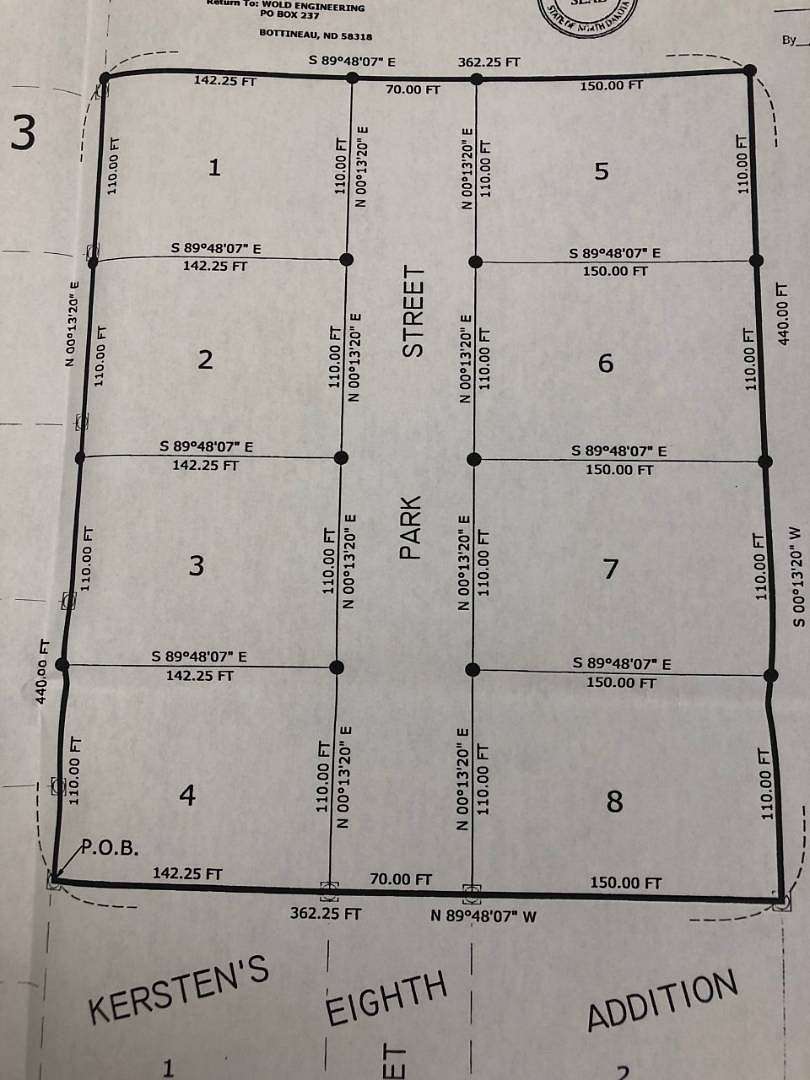 0.49 Acres of Residential Land for Sale in Bottineau, North Dakota