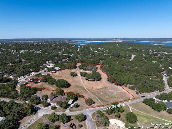 6.38 Acres of Mixed-Use Land for Sale in Canyon Lake, Texas