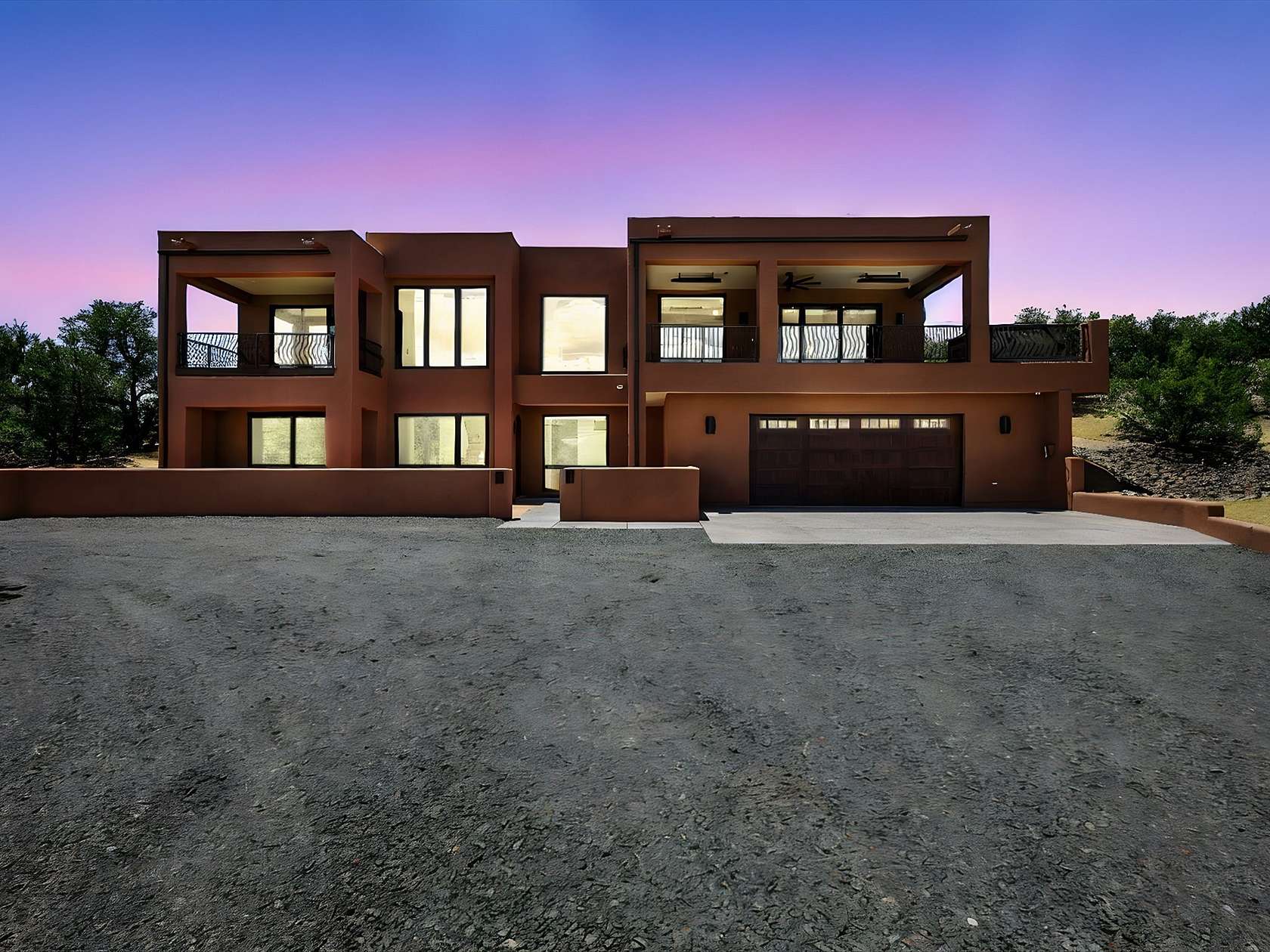 2.5 Acres of Residential Land with Home for Sale in Santa Fe, New Mexico