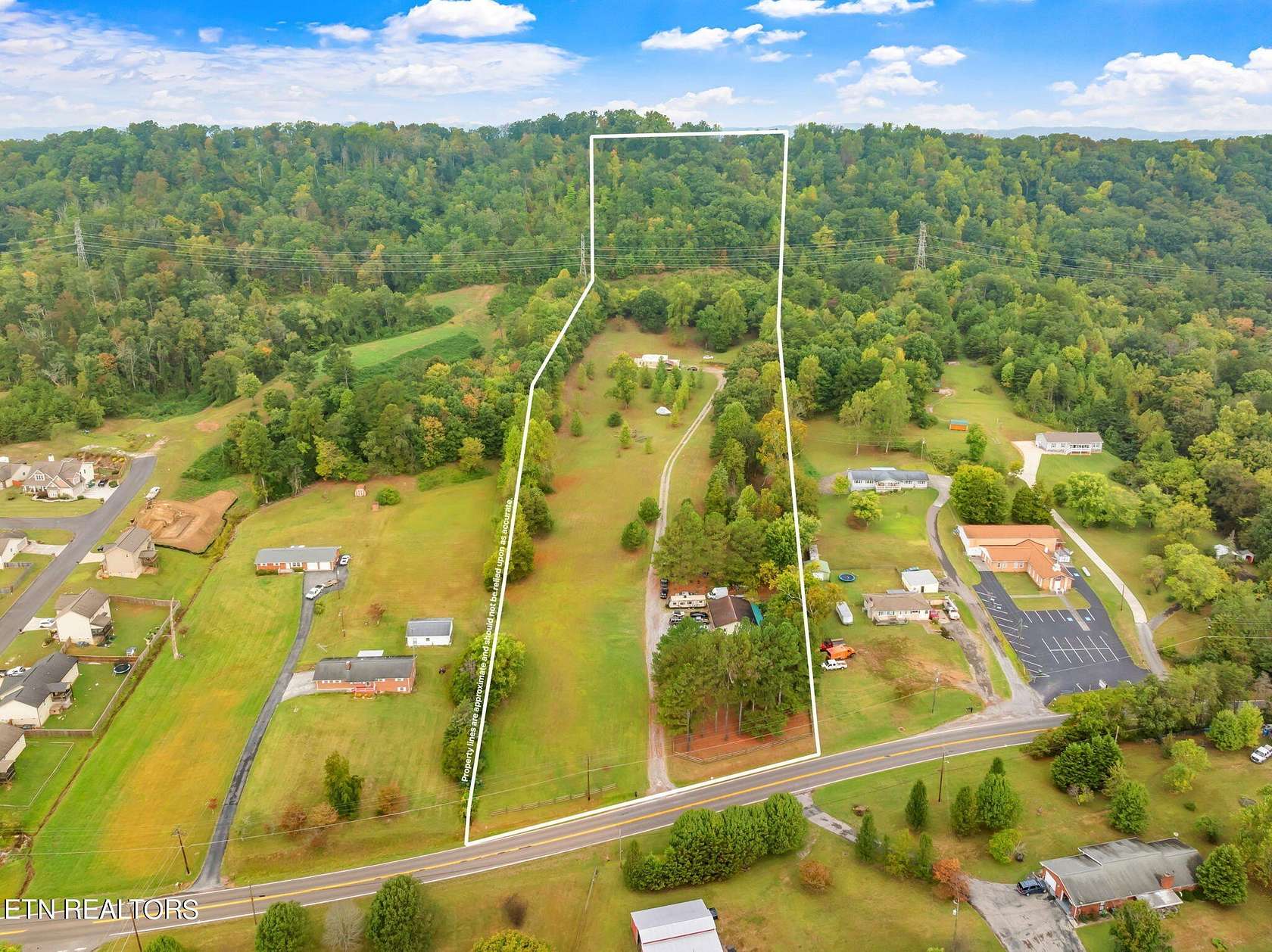 13 Acres of Land with Home for Sale in Knoxville, Tennessee