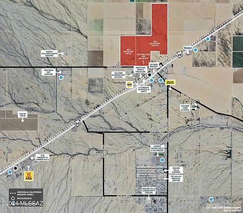 283 Acres of Land for Sale in Salome, Arizona