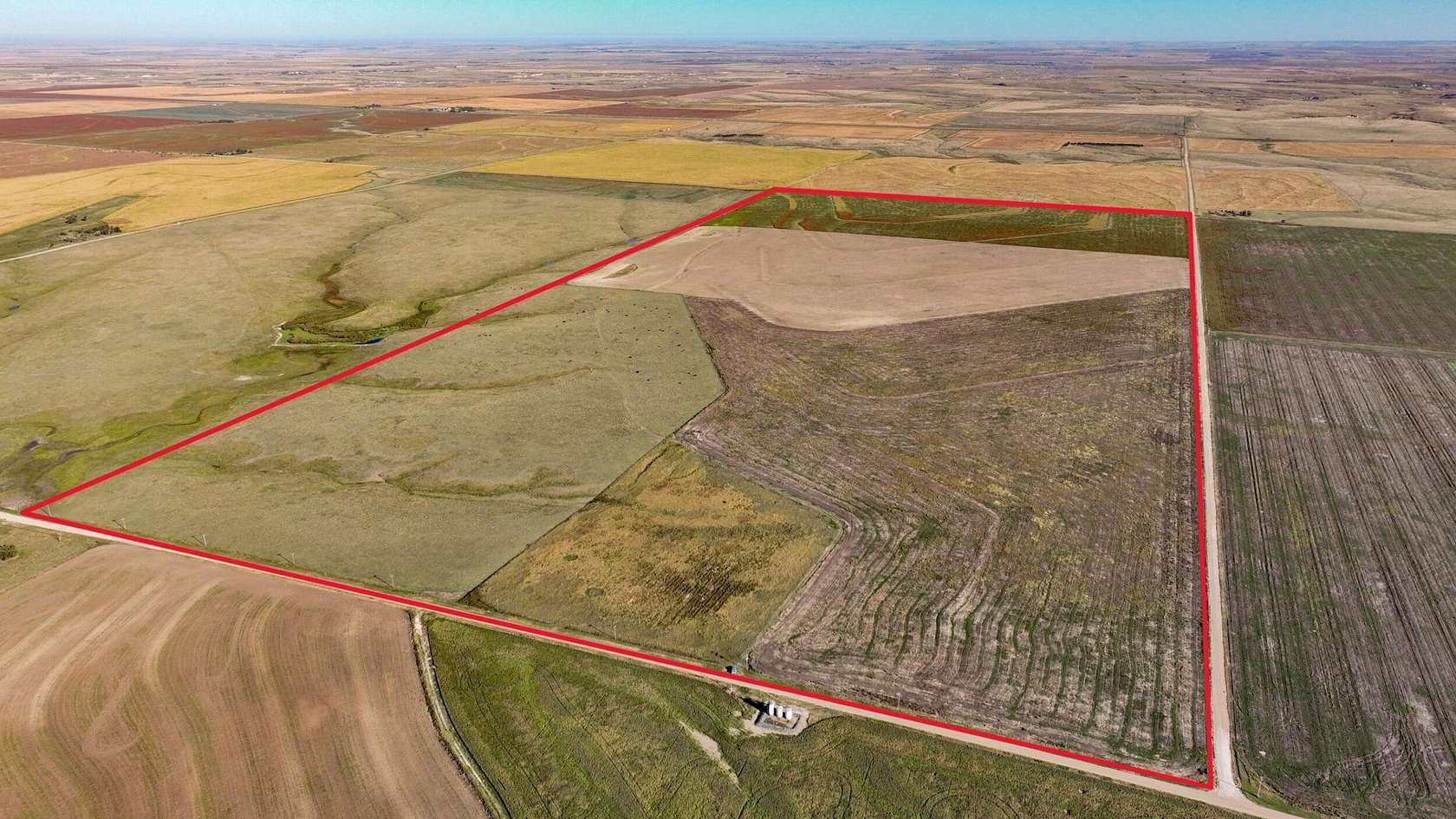 320 Acres of Agricultural Land for Sale in Utica, Kansas