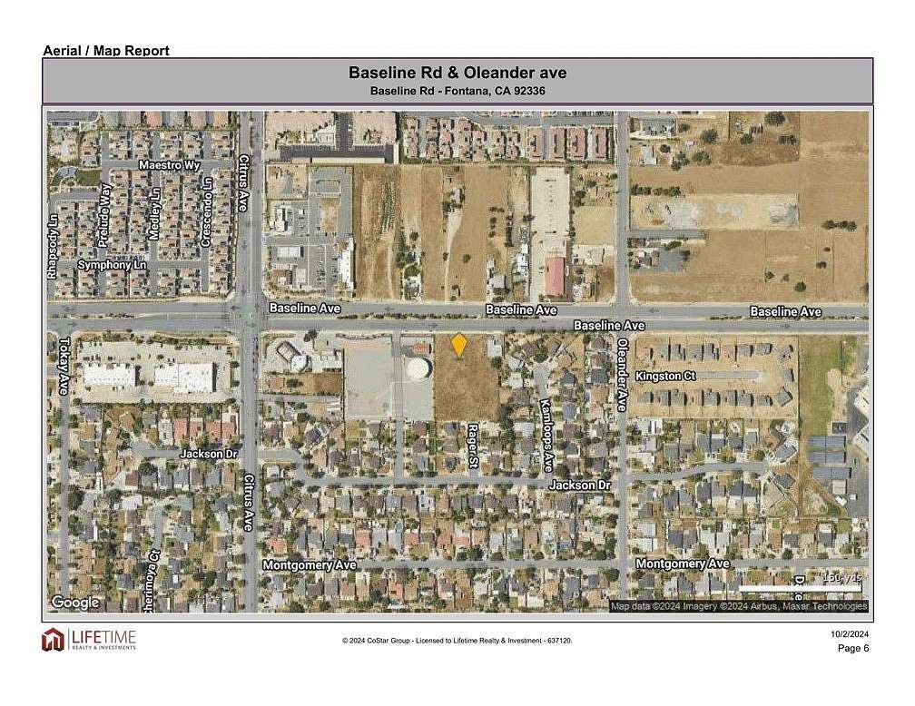 1.7 Acres of Mixed-Use Land for Sale in Fontana, California