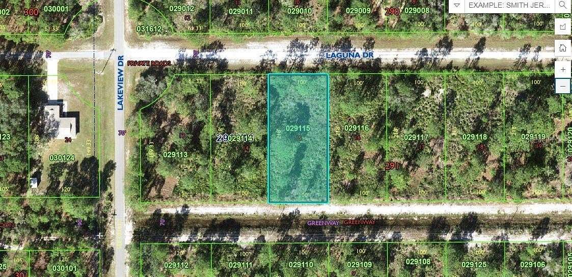 0.5 Acres of Land for Sale in Indian Lake Estates, Florida