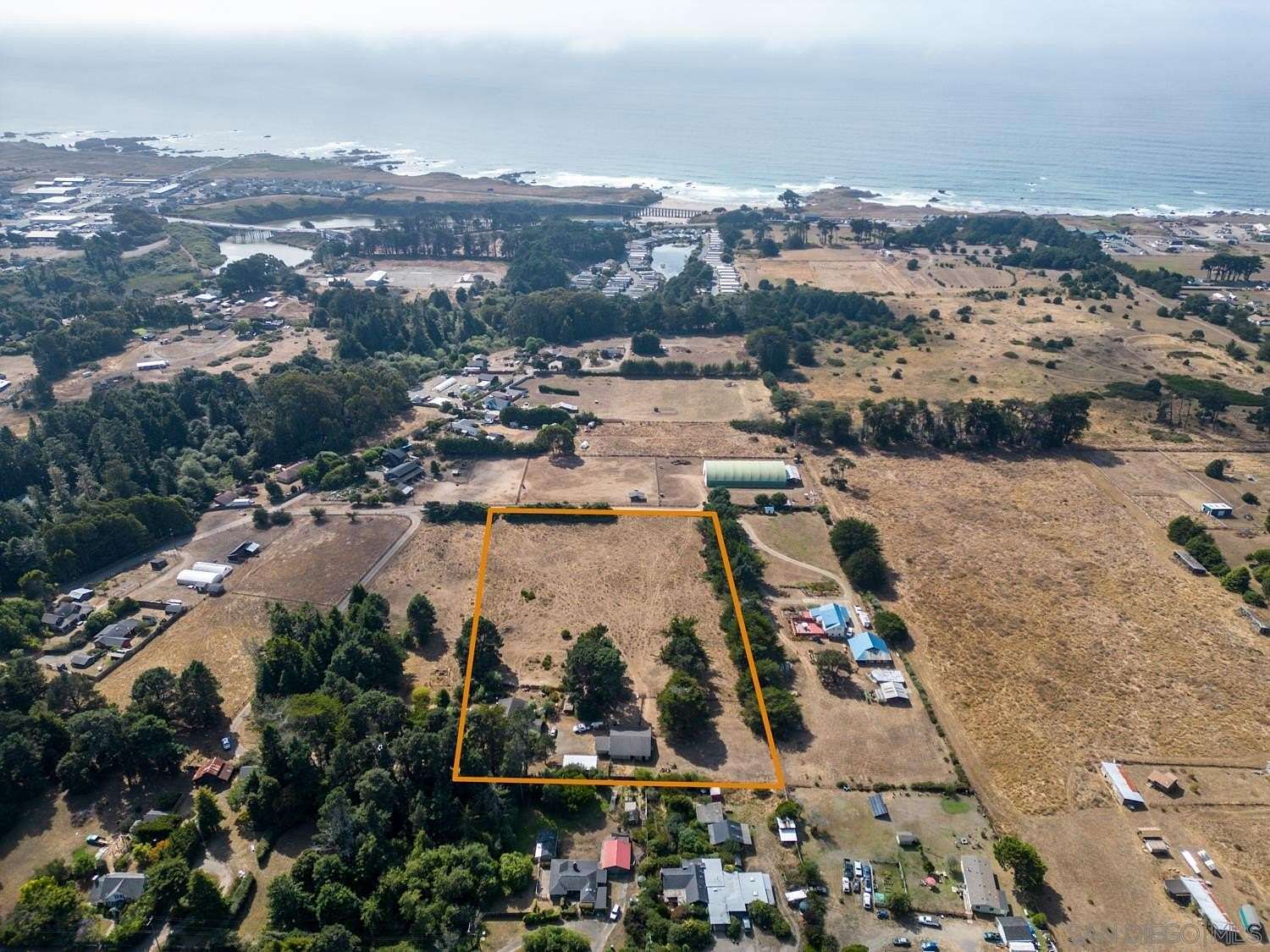 5.66 Acres of Land with Home for Sale in Fort Bragg, California